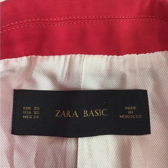 Zara Pink Single Button Blazer Size XS - Picture 8 of 10
